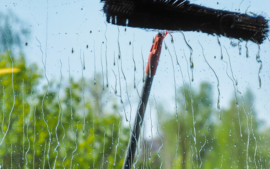 Regular window cleaning in Shirley